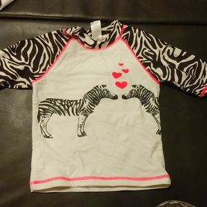 Beach shirt rashguard size 4 Carter's